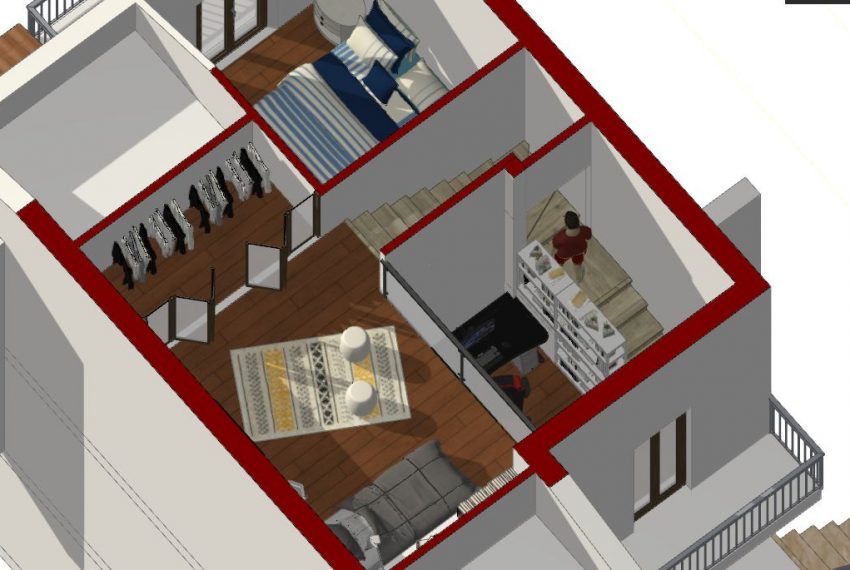 spaccato assonometrico 2